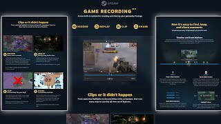 Steam Game Recording BETA  How to Record Clips Within Seconds [upl. by Kelby211]