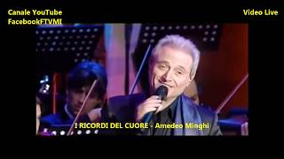 I RICORDI DEL CUORE Live  Amedeo Minghi [upl. by Orpha]