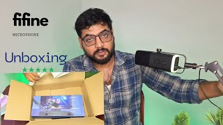 Unboxing the Fifine AM8T Microphone  Fifine AM8T Mic Unboxing amp Review  Fifine AM8T Microphone [upl. by Bessie]