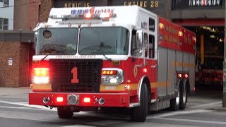 Philadelphia Fire Department Rescue 1 Responding [upl. by Arther985]