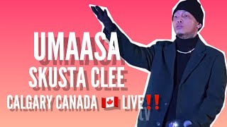 UMAASA  Skusta Clee  Live at Calgary Canada [upl. by Cortie]