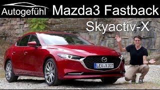 Mazda3 SkyactivX FULL REVIEW  driving the “petroldiesel” in the Mazda 3 sedan [upl. by Karlik]