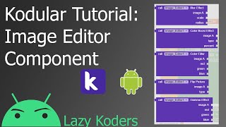 Tutorial Kodular Image Editor image effect [upl. by Fabe]