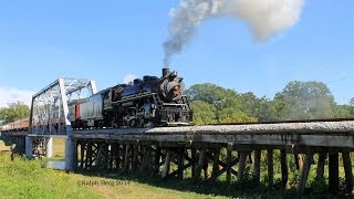 Southern Railway 4501 in Trion Georgia [upl. by Ahsiekyt]