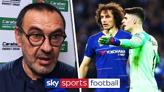 quotIt was a big misunderstandingquot  Maurizio Sarri speaks on Kepa substitution incident [upl. by Akemehs]