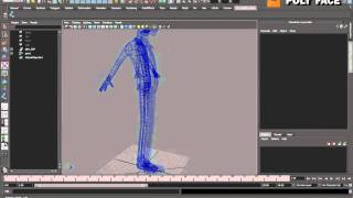 Maya Tutorial  Character Rigging  Setting Up The Skeleton  Part 24 [upl. by Gnanmas216]