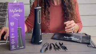 MySmile LP211 Cordless Advanced Water Flossers for Teeth Review [upl. by Erlene]