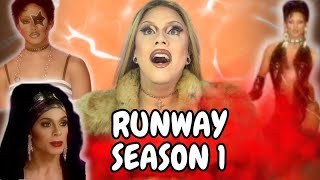 ANALISANDO A RUNWAY DA 1° TEMPORADA DE DRAG RACE [upl. by Ahsekat35]