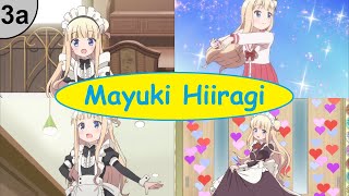 Waifu💗3a Mayuki Hiiragi Cute petite girl love dress up maid outfit [upl. by Nekcarb]