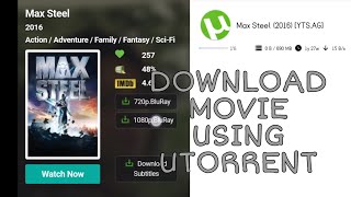 How to download Movies in utorrent [upl. by Akenor335]