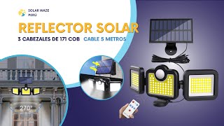 unboxing luces solares para exteriores con cable de 5 metros [upl. by Ahcrop]