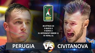 Perugia vs Civitanova  Italian Volleyball SuperLega 20232024 [upl. by Jagir]