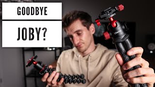 Joby Gorilla Pod vs Ulanzi Octopus mini flexible vlogging tripod Review Comparison Affordable bendy [upl. by Ardnuassac503]