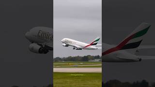 Emirates a380 takeoff 31124 [upl. by Kiraa263]