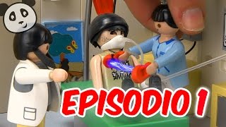 PLAYMOBIOL Policía 🔫 Carlitos Knack en el hospital 💉 Episodio 1  Pandido TV [upl. by Bazluke437]