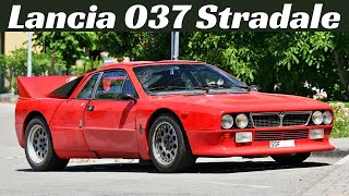 Lancia 037 Stradale  Rare street sighting  200 Hp 2Litre 4cylinders  Volumex Engine [upl. by Ellemaj217]