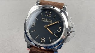 Panerai Luminor 1950 Marina Militare 3 Days PAM 673 Panerai Watch Review [upl. by Finstad]