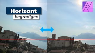 Schiefe Bilder RETTEN  Horizont begradigen  Affinity Photo Tutorial Deutsch [upl. by Sualohcin]