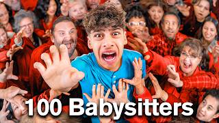 I Survived 100 Babysitters in 24 Hours [upl. by Adla199]