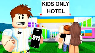 I Opened KIDS ONLY HOTEL To Find CRIMINAL Roblox [upl. by Murdock368]