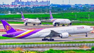 3 HOURS of Plane Spotting at Bangkok Suvarnabhumi Airport BKK  4K Aircraft Landings amp Takeoffs [upl. by Leno]