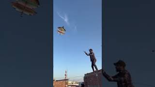 Biggest patang 😱😱😱 basant2024 kiteflying kitemakingathome [upl. by Inele828]