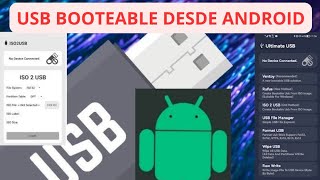 Cómo crear USB Booteable de Windows 1011 con Android  2024 [upl. by Suicul]