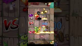 Pvz 2  Scaredy Shroom Team Vs Threepeater Team Vs Zombie Team shorts [upl. by Garling934]