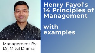 14 Principles of Management Henry Fayol with examples [upl. by Zzahc]