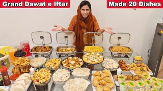 Sasural amp Maika Ki Special Dawat e Iftar Buffet l Made 20 Plus Dishes l Dawat Preperation Ideas [upl. by Riocard]