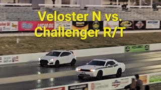 Veloster N vs Challenger RT at Firebird Raceway [upl. by Ettegirb214]