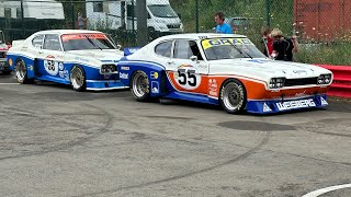 Ford Capri’s dominating GT amp TC on Zolder [upl. by Lacsap]