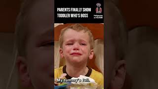 Parents finally show toddler whos boss 🫡 supernanny jofrost childcare family [upl. by Stanislaus610]