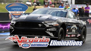 NHRA Virginia Nationals Factory Stock Showdown Eliminations 2022  Factory Hot Rods  Drag Racing [upl. by Yrtneg]