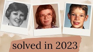 cold cases solved in 2023  part three [upl. by Anahs]