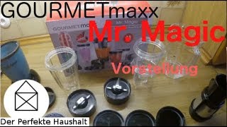 GOURMETmaxx Mixer Mr Magic Küchenmaschine Vorstellung  DerPerfekteHaushalt [upl. by Aleahs]