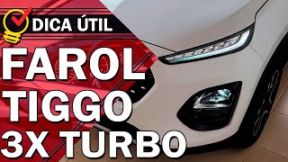 Tiggo 3X Pro Turbo  Faróis é bom   Led [upl. by Bivins]