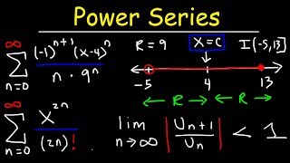 Power Series  Finding The Radius amp Interval of Convergence  Calculus 2 [upl. by Laira]