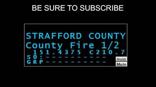 Strafford County Police Fire and EMS Live Scanner [upl. by Bat883]