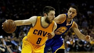 Matthew Dellavedova Sinks Incredible And1 Circus Shot [upl. by Anahsirk333]