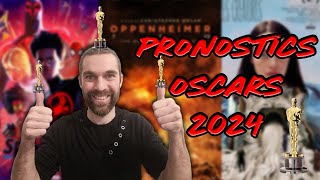 PRONOSTICS OSCARS 2024 [upl. by Aihsal]