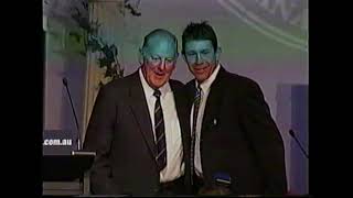 2002 Carlton Blues Guernsey Presentation  bad video good audio  player interviews  panel comments [upl. by Gagliano34]