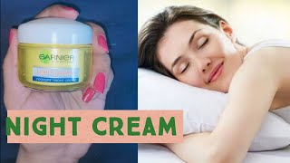 Garnier Light Complete Yoghurt Night Cream ReviewDemo whitening Action from the 1St Night 🌛🌌 Gndt [upl. by Ardyaf168]