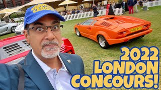 Supercars Exotics amp Classics  London Concours 2022 Walkaround amp Interviews [upl. by Kasey]