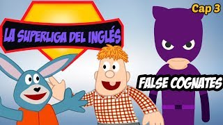 Los Falsos Amigos  Cognates  en INGLÉS para niños [upl. by Sedecram]