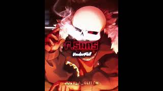 Fell Sans VS Classic Sans  Underfell VS Undertale [upl. by Nyrok]