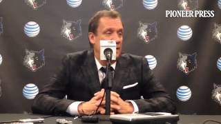 Twolves coach Flip Saunders on Zach LaVine comparisons to former UCLA guard and Thunder star Russel [upl. by Hanus]