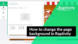 How to change the page background in Raptivity [upl. by Shaper359]