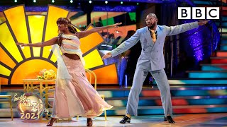 Ugo Monye and Oti Mabuse Quickstep to Bring Me Sunshine by The Jive Aces ✨ BBC Strictly 2021 [upl. by Kaazi]