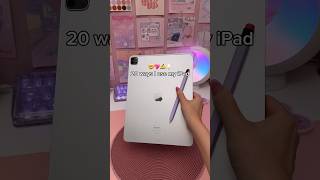 20 WAYS I USE MY iPAD 🤯💗 iPadOS 17  iPad Pro M2  apple pencil [upl. by Ahsitniuq]